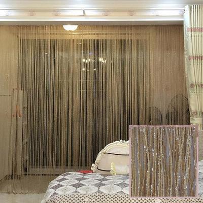 Door Strings Curtain Decorative Tassel Backdrop Glittery Doorway Curtain Panel for Bedroom Room Divider Elegant Wedding for Home