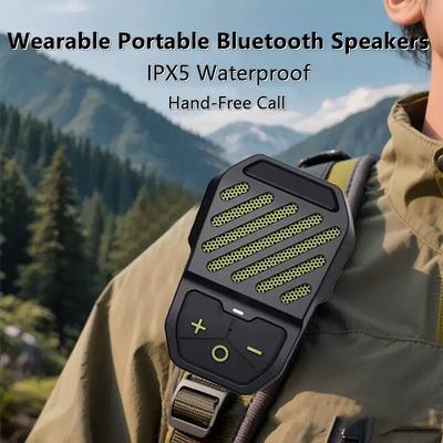 Small Wearable Portable Wireless Speakers TWS Bluetooth Stereo IPX5 Waterproof Outdoor Sports Running Cycling Speaker Hand-Free