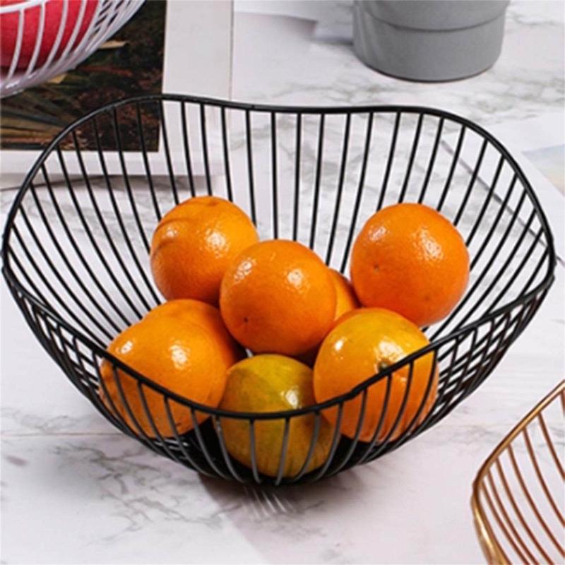 Artistic Fruit Stand Decorative Storage Basket Bread and Snacks Display Tray Living Room Decoration Kitchen Supplies