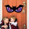 Halloween LED Eye Light Decoration Large Wooden Glowing Flashing Eye Light with 8 Color Modes for Bushes Trees Windows Yard Halloween Decor