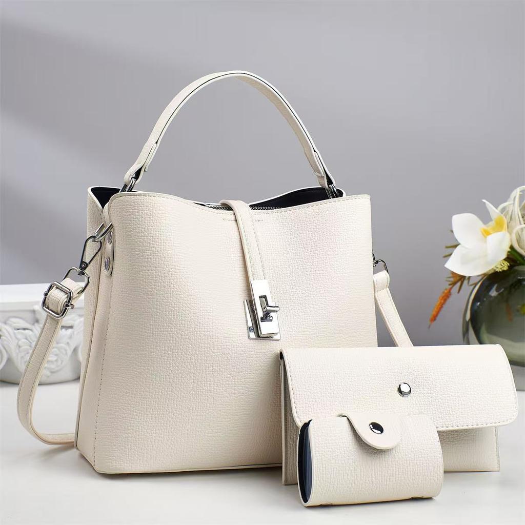 2026 New Women's Bags Versatile Leisure Trendy Light Luxury Niche Single Shoulder Crossbody Bag Simple Composite bucket bags