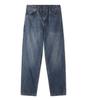 BLACKBROWN Distressed Tapered Fit Denim Pants [Washed Blue]