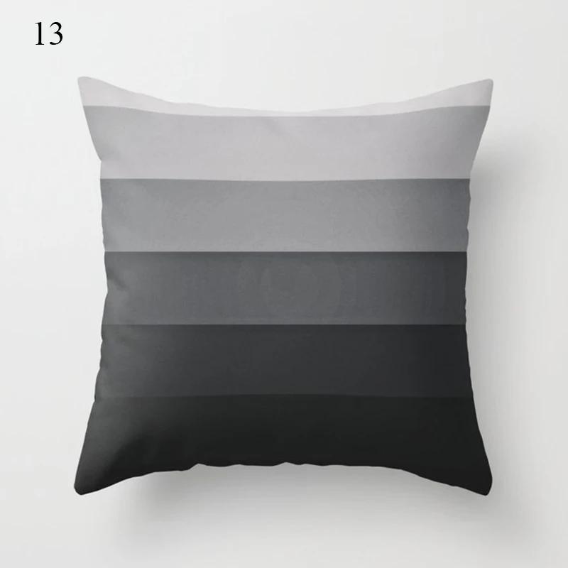 Grey series family pillowcase square  home office cushion cover