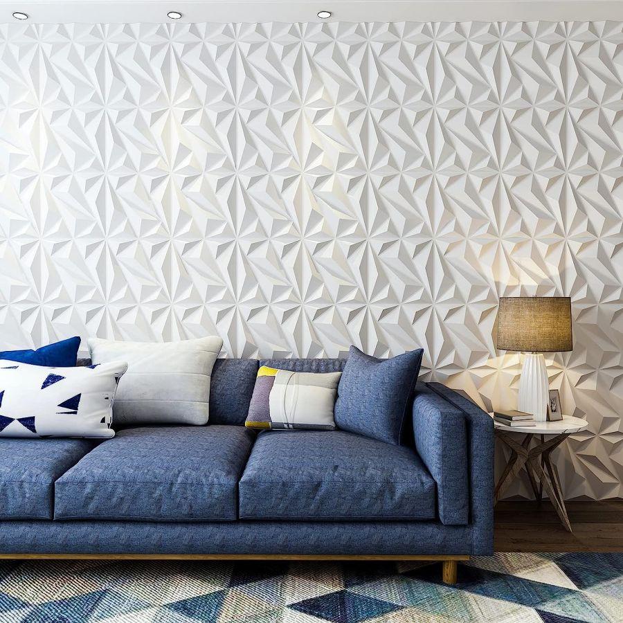 12pcs/20pcs 3D textured wall panels for indoor wall decoration,suitable for living room hall bedroom hotel office,30cmx30cm