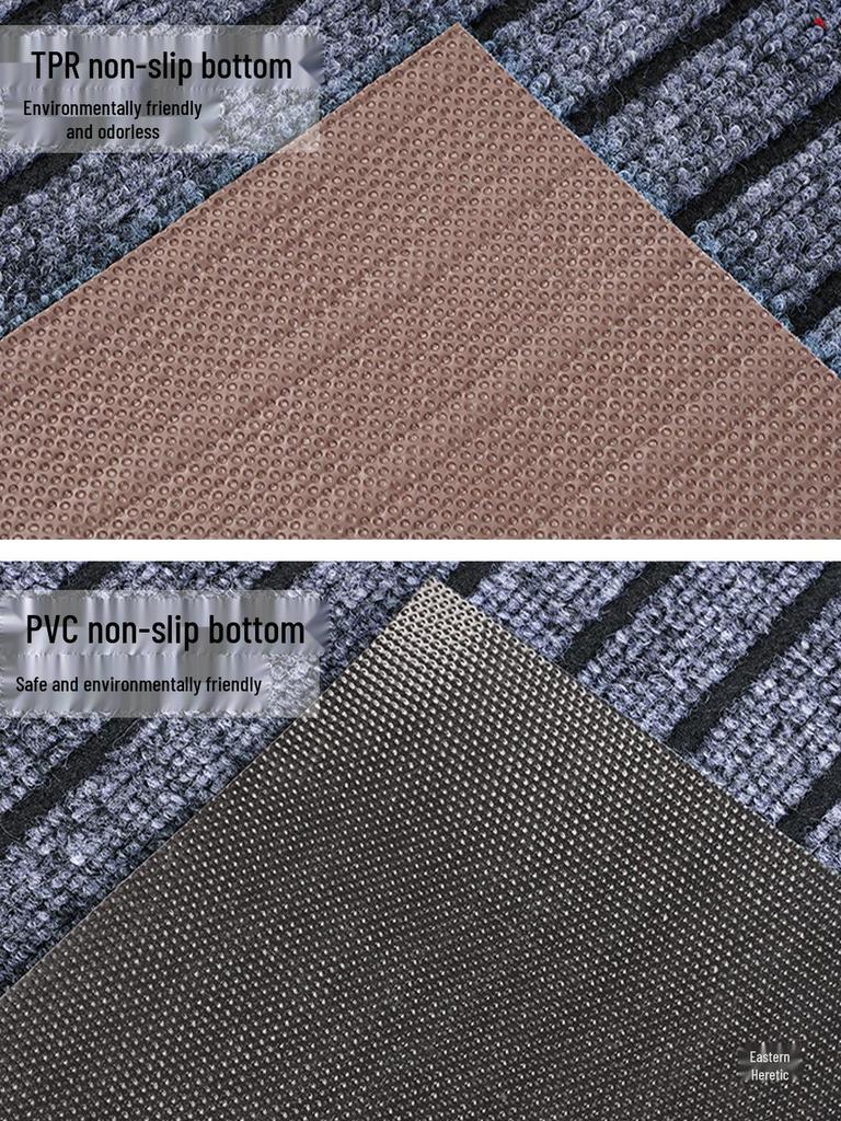 Water-Absorbing Anti-Slip Entrance Mat - Indoor Doormat for Kitchen & Entryway Dust Removal