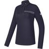 FILA Golf Series Fashion Comfortable Soft Dry Long Sleeve Polo Shirt Women tops Legendary-Blue A11W445201F-NV