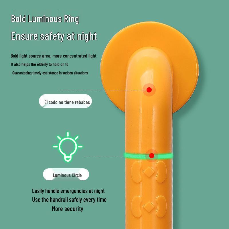 Corridor ABS Anti-Slip Handrail for Staircases, Bathrooms, and Toilets - Elderly & Disabled Assistance Rail