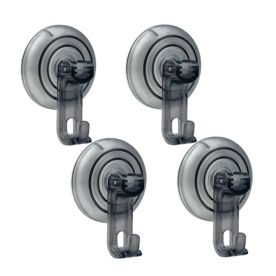 

Yousheng 4 шт. крючки на присосках держатели для полотенец прочные несущие быстро устанавливаемые многоцелевые мощные вакуумные крючки на присосках серый