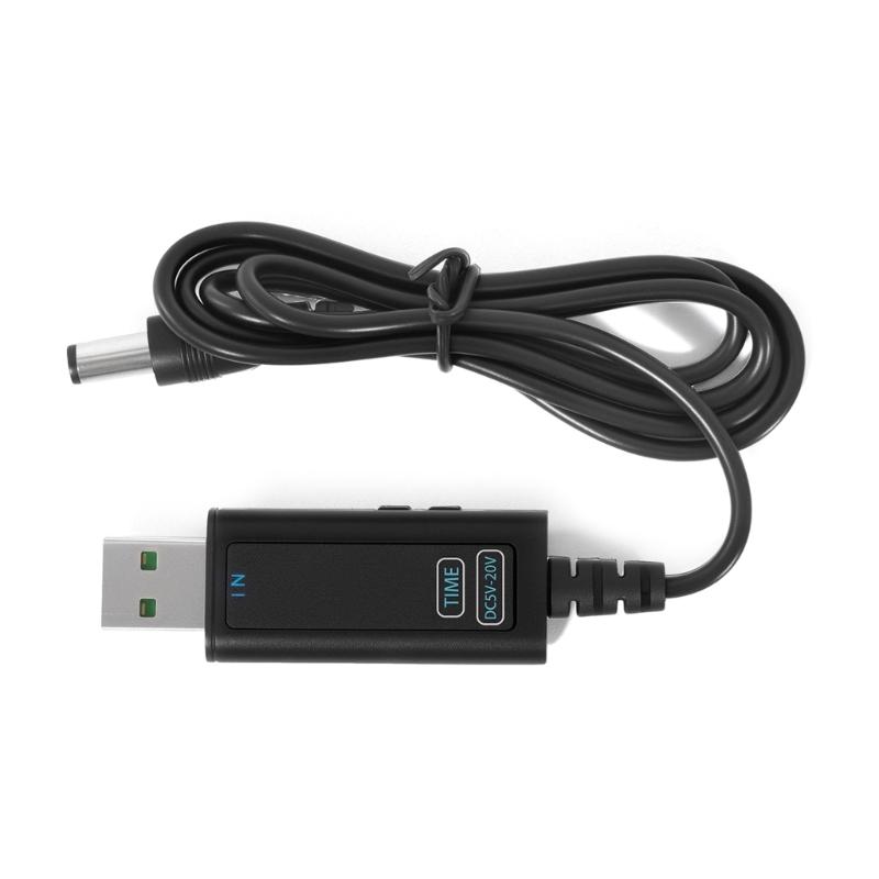 

Зарядный кабель для ноутбука DC5.5mm USB/Type C Установка без инструментов Высокая скорость Передача данных Регулировка 5В 12В 20В