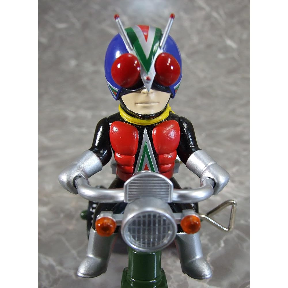ART STORM EX Tricycle "Kamen Rider V3" Riderman Type B Wind-up Tricycle Figure