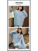 WeChat Herbst/Winter Damen Niedlicher Stil Rundhals Pyjama-Set - Langarm und Hose