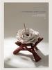 Xichun Handcrafted Ceramic Flower Incense Holder & Aroma Diffuser - Creative Table Ornament Niche Gift