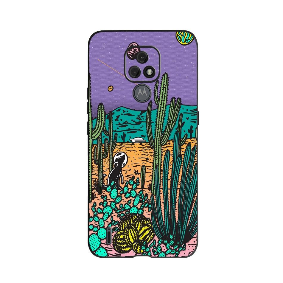 For Moto E7 Case Silicone Soft TPU Phone Cover For Motorola Moto E7 Power E 7 Case Capa Moto E7 Plus Cute Fashion Funda Bumper
