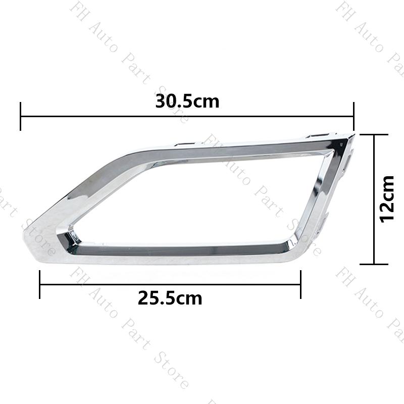 3CN853665BAV3 3CN853666BAV3 Front Bumper Foglamp Foglight Trim Cover Frame Decorative Cap Lid For Volkswagen VW Atlas 2018 2019