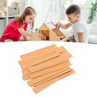 20pcs   Wood Floor Tiles 1:12 Scale Lifelike   Self Adhesive Stick  Ature Wood Flooring Tiles