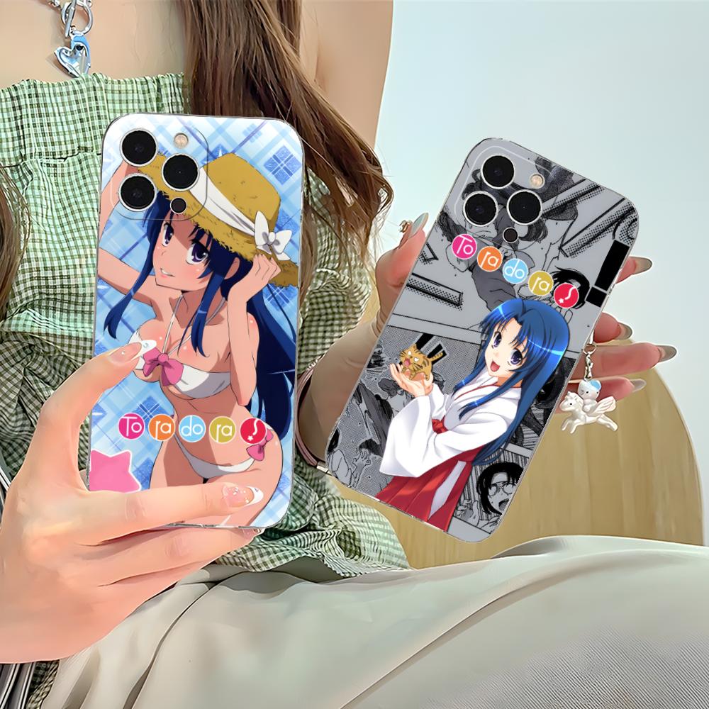 Toradora Kawashima Mobile Phone Case for iPhone 17 16 15 14 13 12 11 X XR XS Air Pro Max Plus Mini Clear Colorful Cover Luxury