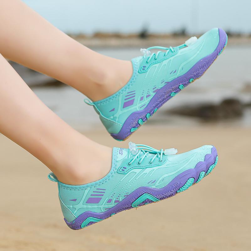 Quick Dry Aqua Shoes for Men Summer Beach Wading Shoes Women Water Sports Shoes Elastic Non-slip Water Footwear Upstream Sneakers
