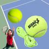Practice Tennis Ball Multipurpose High Elasticity Convenient To Use Self Practice Tool Single Player Trainer Portable Single Tennis Trainer Rebound