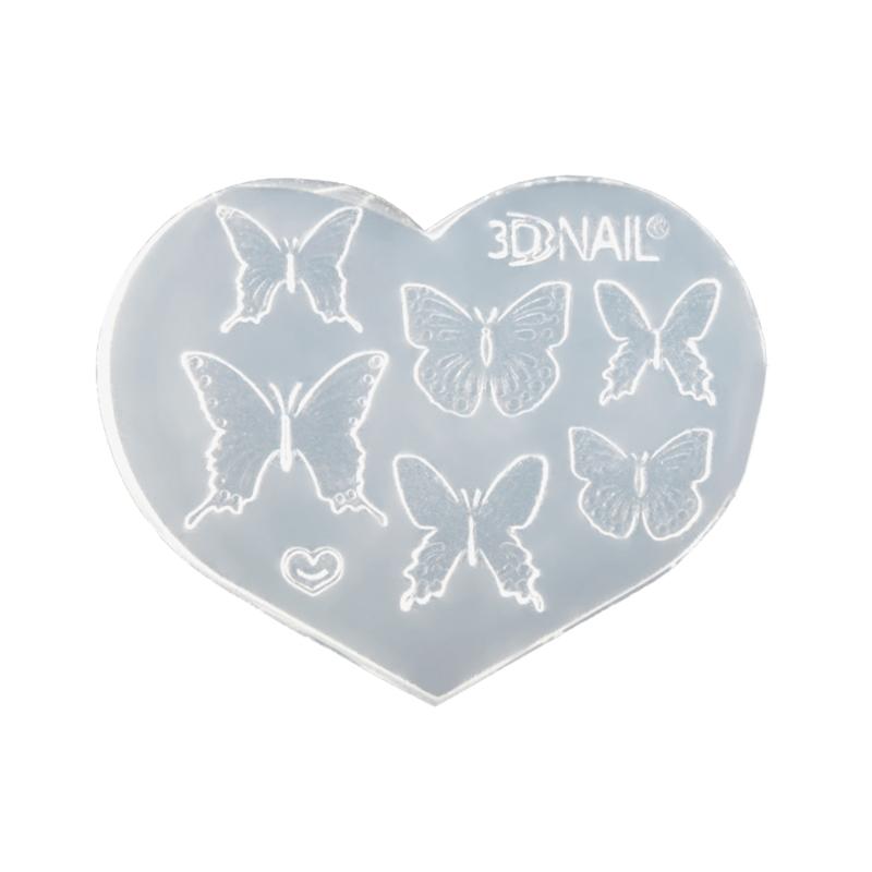 3D Nail Art Silicone Mold Flowers Love Stars Moon letter number Handicrafts Nail Decoration Moulds DIY Nail Tools Accessories