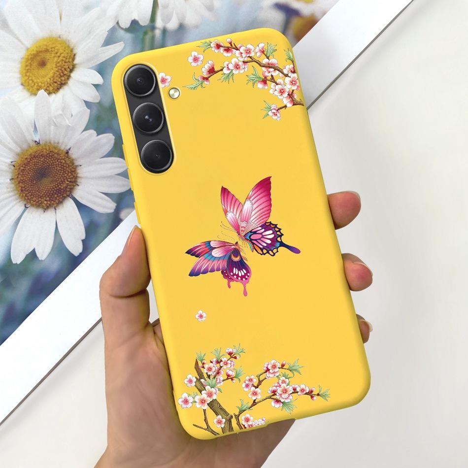 For Samsung Galaxy A55 Phone Case Samsung A55 5G SM-A556B Fashion Moon Pattern Soft Silicon Back Cover