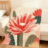 Fashion Vibrant Floral Modern Art Flannel Soft Warm Plush Blanket For Sofa Living Room Pet Hogar Bedroom Gift Home Car Portable