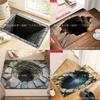 3d Waterfall Optical Illusion Floor Mat With Polyester Material For Home Entrance Use