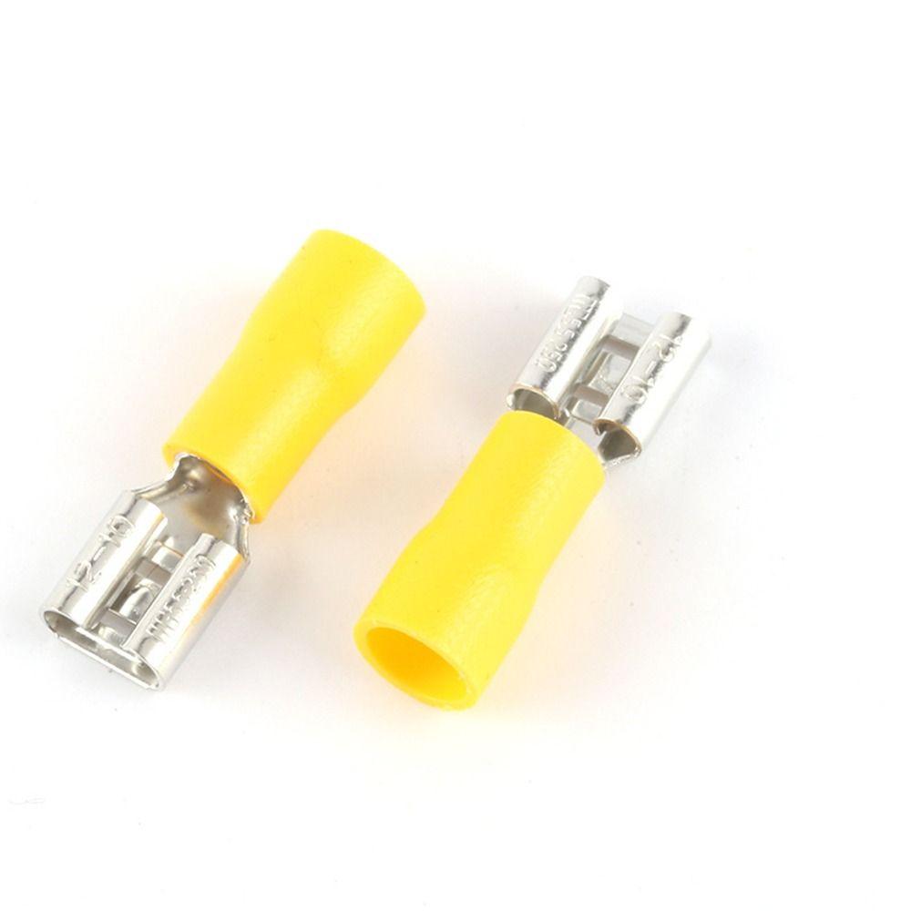 100PCS 4-6mm² Female Quick Disconnects FDD5.5-250 Electrical Crimp Terminal