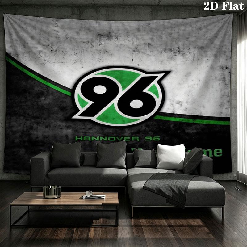 Hannover 96 Custom Name Wall Tapestry Aesthetic Wall Hanging Printed Fabric Blanket Decorative Tapestries for Bedroom Living Room Home Decor