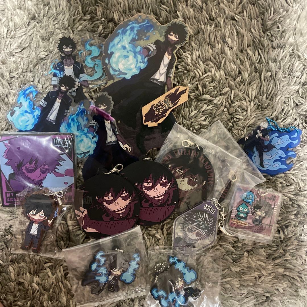 Used My Hero Academia Touya Touya Dabi Axta Keychain with bonus
