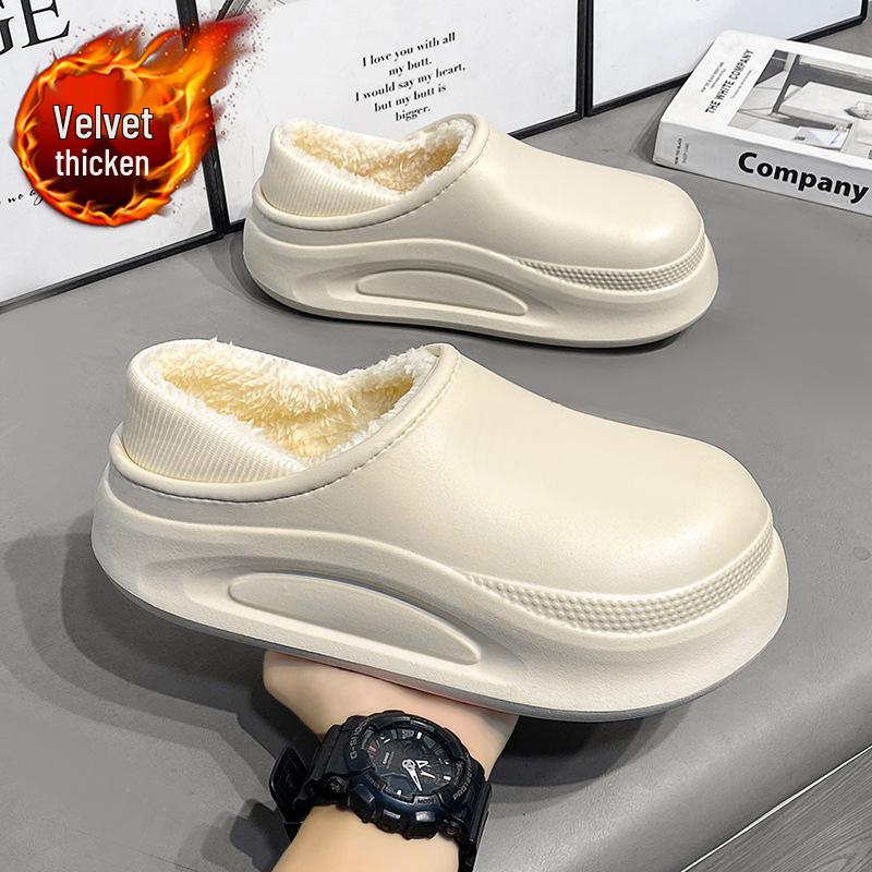 

Мужские водонепроницаемые бархатные мокасины для вождения 2024: Удобный уличный хлопок с пяткой и спортивным носком 36 бежевый