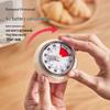Retro Japanese Magnetic Kitchen Timer with Visual Countdown