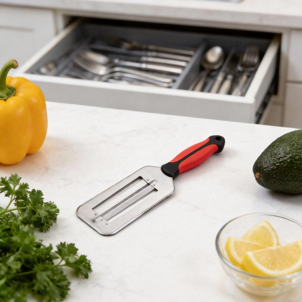 Stainless Steel Multi Function Kitchen Peeler With Fish Scale Scraper For Home Cooking