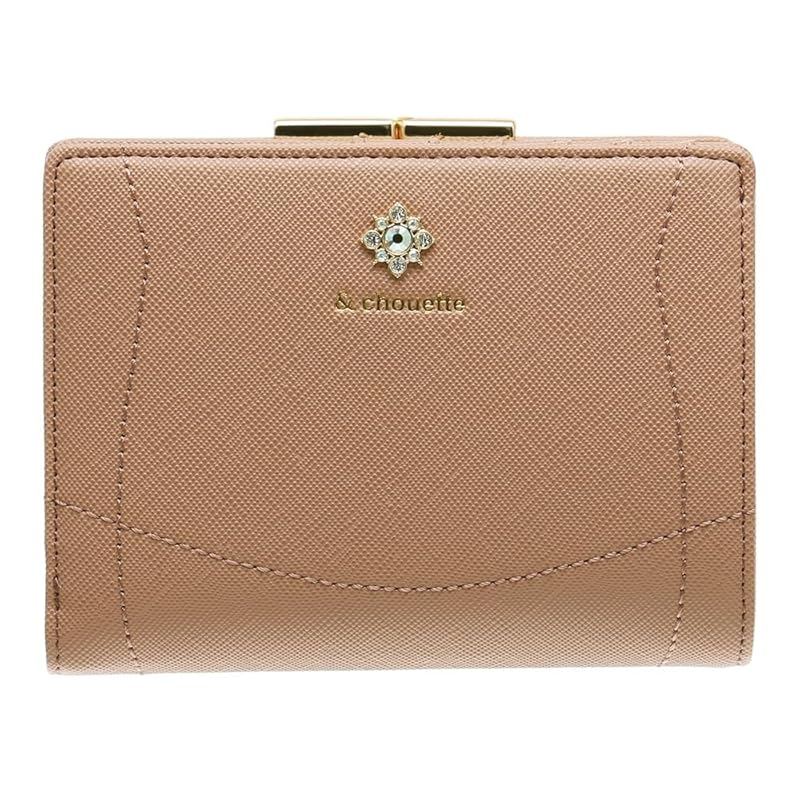 

[ONLYOU] Andschouette chouette Metal fittings pouch cap folding wallet wallet bi-fold bifold Bijou ladies adult girls Fashionable cute samantha Gift