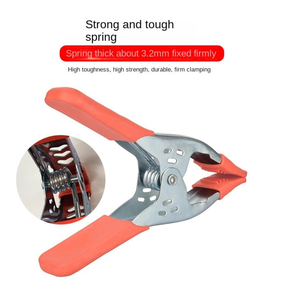 Powerful Clamp Heavy Duty A-clip 6 Inch Super Elastic Carpenter's Strong A-clip Durable Comfortable Handle Spring Clamp