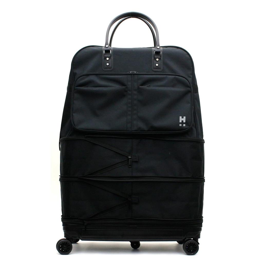 Available In 4 Stable Running with 9 Wheels and 5 Casters Giant Carry Bag Monster Suitcase Black [Siffle] Flexible! Capacities! 3.9kg