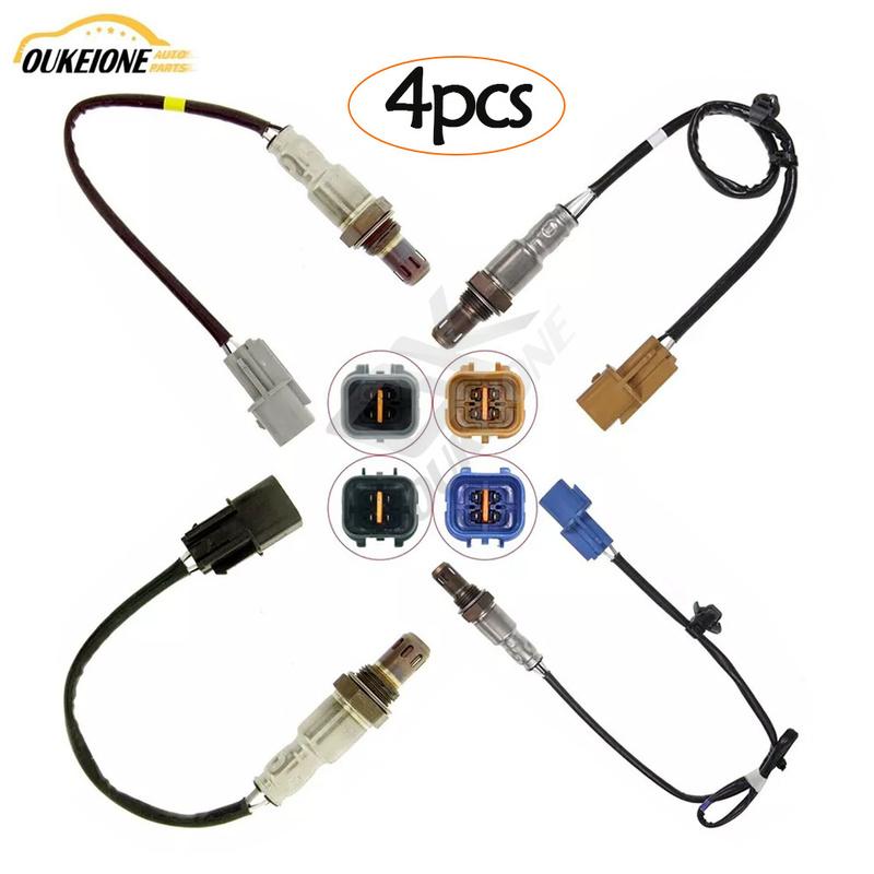 4Pcs Oxygen O2 Sensor for Hyundai Santa Fe 3.3L V6 2013-2018 3.5L 2010 2011 2012 Upstream Downstream Lambda Car Accessories