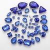 Mixed 50 Rhinestones Single Claw Glass Hand Sewing Drill Claw Drill DIY Wedding Decoration Clothing Crystal Buckle Rhinestone Sew on Beads