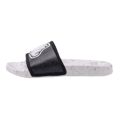 Disney X Li Ning Mickey Sandales Slides Antidérapantes Confortables Polyvalentes Chaussures Femme Noir Blanc AGAQ004-7