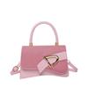 Fashion Light Luxury New Popular Retro Casual Solid Color Portable Shoulder Crossbody Small Square Bag