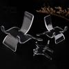 Display Showcases 10Pcs Stands Transparent Clear Chair Shape Stable Space-saving Storage Acrylic Crystal Geodes Rock Mineral Agate Coral Holders Home