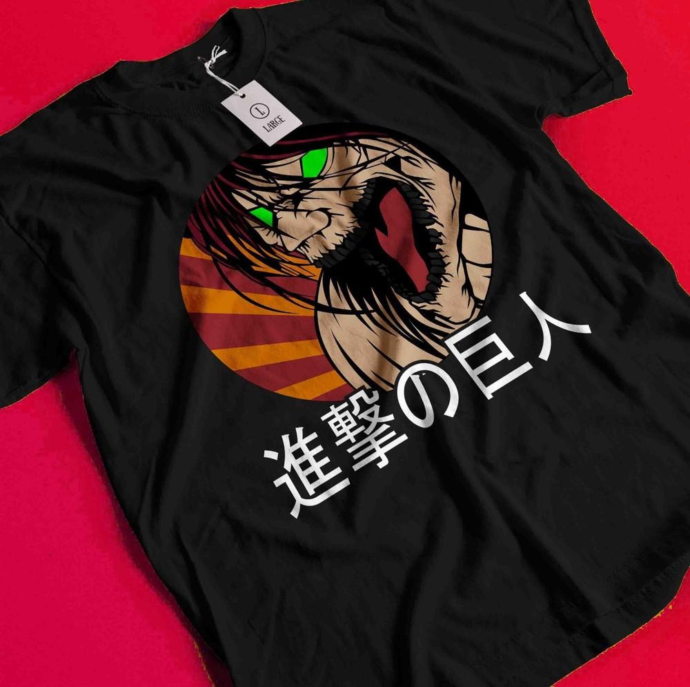 Attack on Titan T-Shirt Eren Yeager Anime Mikasa AOT Manga Graphic Unisex Tee BB358