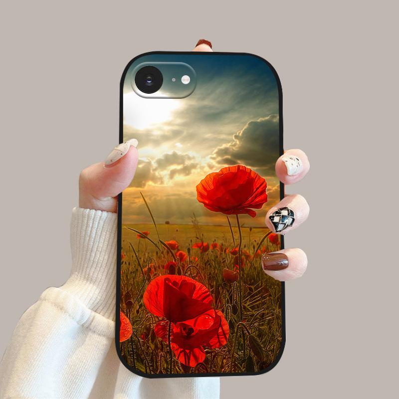 Case For iPhone 16e 5G Fashion Cartoon Soft Silicone TPU Phone Cover For iPhone SE4 Coque Apple SE 4 Shockproof Bumper Shells