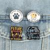 Future Veterinarian Enamel Pins Cartoon Save Animals Brooches Lapel Badges Vet School Student Jewelry Gift for Friends