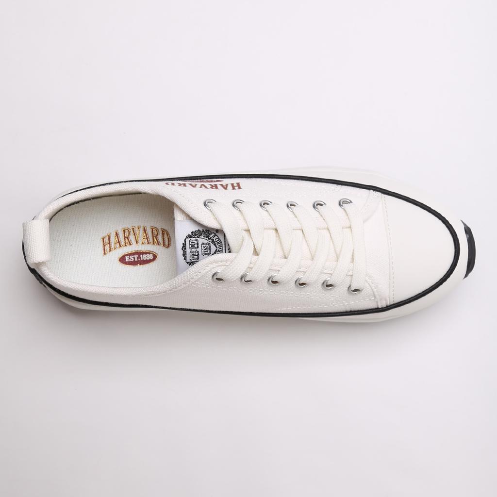 Harvard Shoes Chester Women'S Canvas Sneakers White