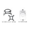 [Midori Anzen] Flatmet 3 Foldable Portable Helmet, ABS Plastic, SCT29B, with KP, Boxed, White/Smoke