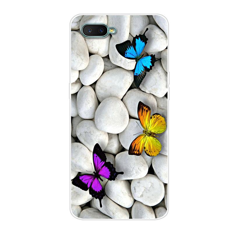 Pro OPPO RX17 Neo Pouzdro Kryt na telefon Měkký silikonový Tištěný zadní kryt Coque Pro OPPO RX17 Neo CPH1893 RX 17 Neo Kryt RX17Neo Capa