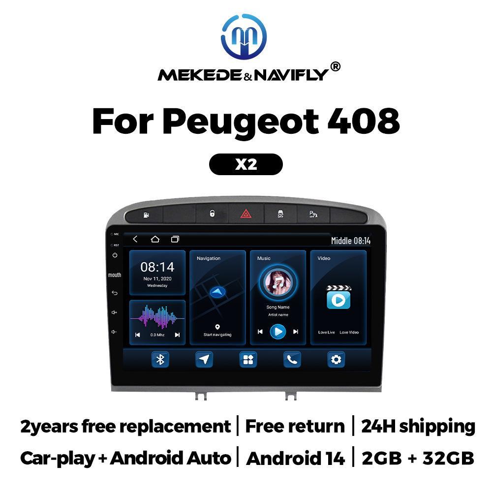 Android GPS MP5 Bluetooth Player for Peugeot 408 (2010-2016)