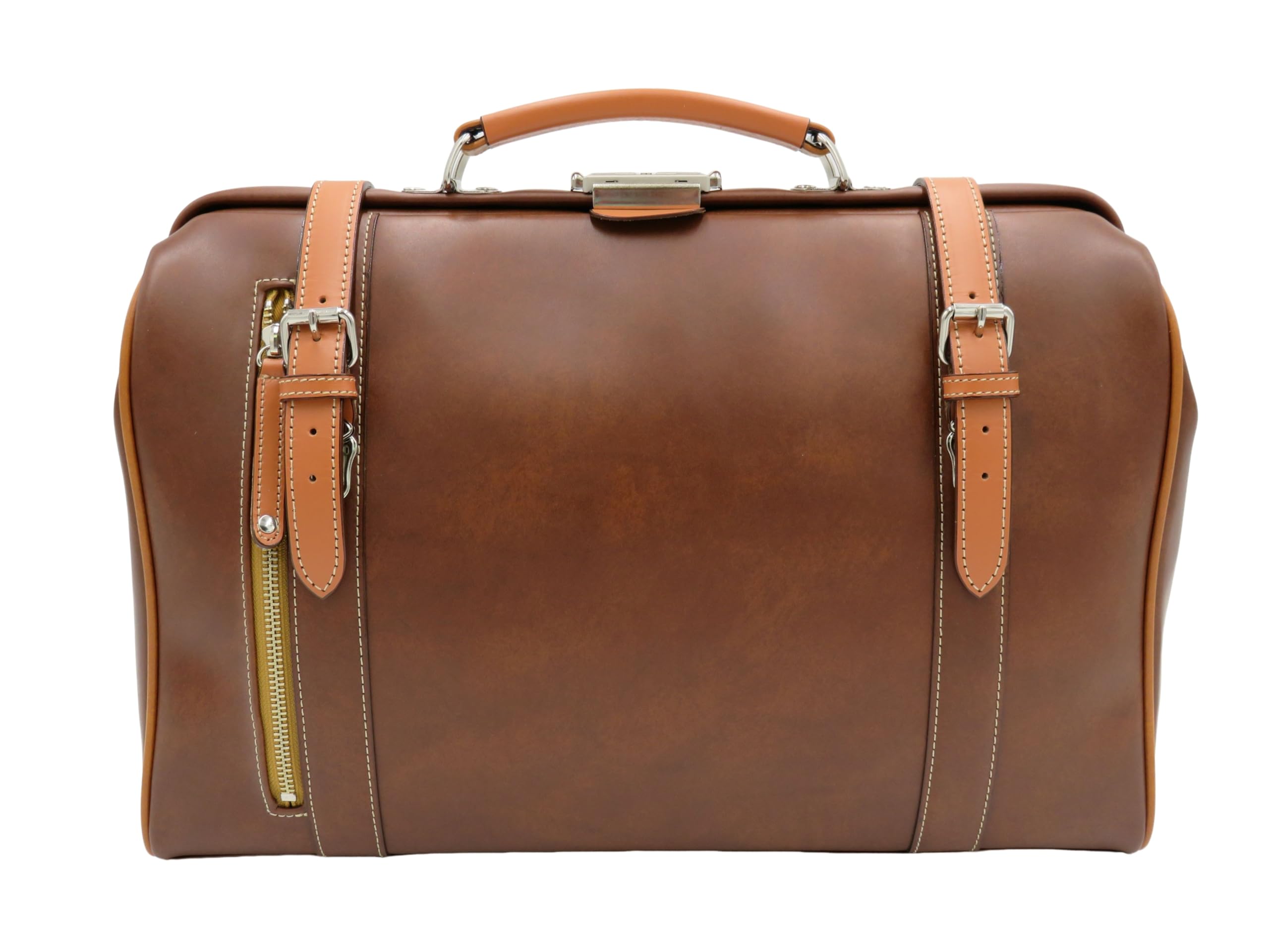 

[Kiwada] Patrick Horizontal Dulles Business Backpack, Red Brown
