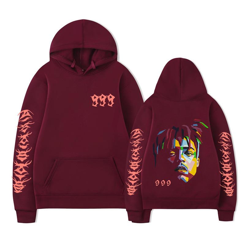 Ebay Trendy Rapper 999 Pattern Print Hip Hop Loose Hoodie