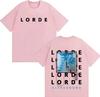 Fashion Casual Unisex Tshirt High Quality Graphics Tshrit Lorde Hot Sale Tshirts Oversized Cotton ONeck Short Sleeve Clothes